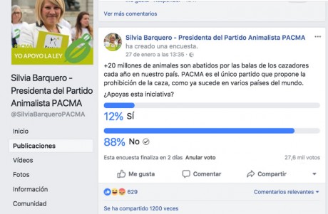 Llego la hora de frenar en este país al animalismo.


https://www.facebook.com/SilviaBarqueroPACMA

¡Votar 60