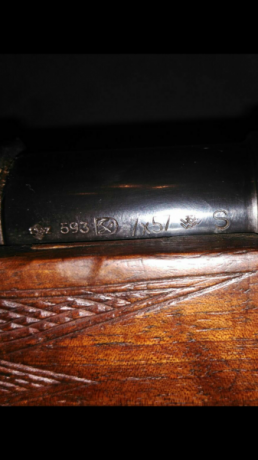 Por dejar la afición un compañero vende el siguiente rifle 

Por lo visto se trata de un máuser 98 DWM 00