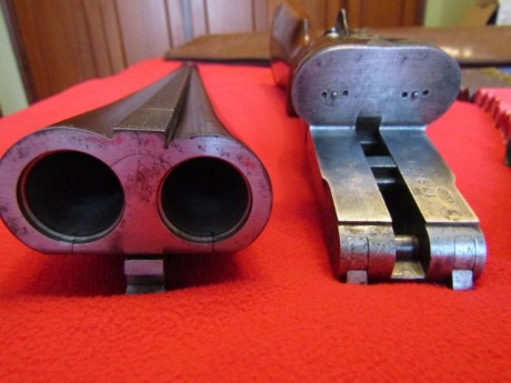 Hola. Vendo esta formidable paralela de 81 cm de cañón, recámara magnum 10/89 y chokes */*. Guardamanos 11