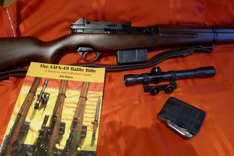 Se vende este rifle SAFN-49 Sniper originalmente 30-06, perteneciente a una pequeña partida transformada 10