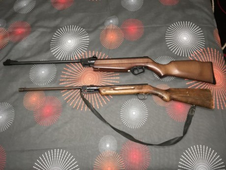 Vendo juntas una Ojmar Junior y una Gamo David DS. Están en buen estado, a la Gamo le falta la ruleta 02
