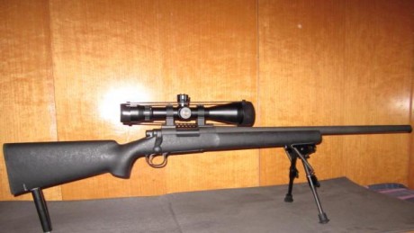 vendo Remington 700 police calibre 308 Winchester, 
base Picatinny Warne 20 moa, no incluido visor, anillas 01