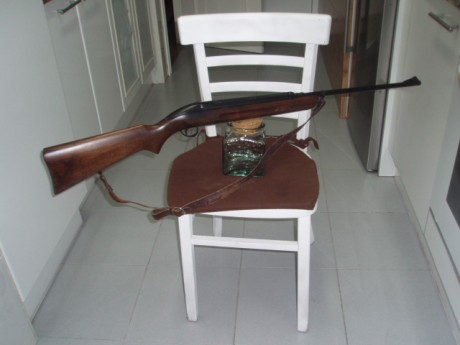 Hola.

La elegancia inglesa , decadente, eso si, hecha carabina.
Esta bonita carabina con look de rifle 00