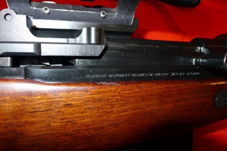 Se vende este rifle SAFN-49 Sniper originalmente 30-06, perteneciente a una pequeña partida transformada 82