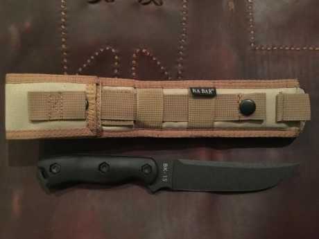 Pongo aquí para cambio un cuchillo KA-BAR BK15 procedente de mi colección. 
Absolutamente impecable, nunca 10