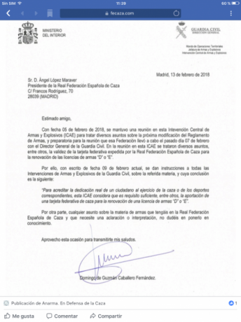 Pues para renovar la E y D ya no hace falta tener la licencia de caza autonómica en vigor, se puede renovar 00