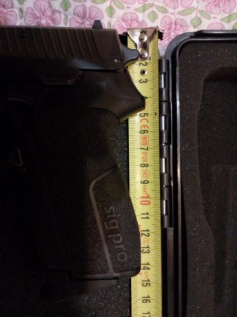 VENDIDA
Se vende pistola Sig Sauer Sp 2009 en 9mm pb,Buen Estado.
Peso en vacio 725 g,longitud total 18,7 170