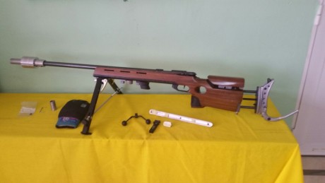 por motivos personales vendo mi gran carabina monotiro anschuz 1813 con cañon supermacht 54
carabina  02