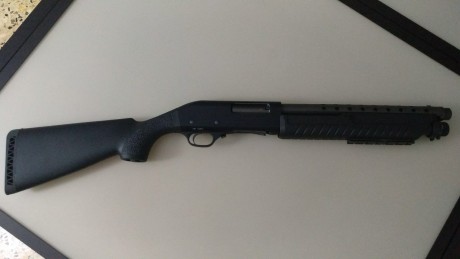  Muy buen estado estetico y funcional,la entrego con pistolet y culata fija,lleva rail picatinny en guardamanos,se 02