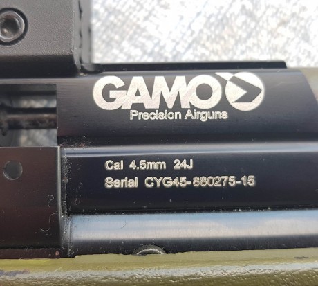 Hola.

Un amigo del club de tiro, El señor Cañadas, ha puesto a la venta su gamo coyote en 4,5mm y como 31