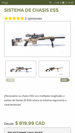 Alguien sabe decirme donde puedo comprar 1 chasis para tikka t3 o t3x tipo tikka tac a1 o bergara bmp 151