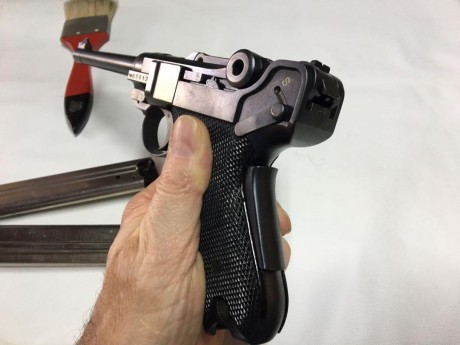 Cambio pistola luger suiza del modelo 1929 con todos los numeros coincidentes menos el del cargador guiada 00