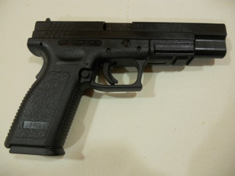 Vendo por falta de cupo esta HS 9 tactical de 5 pulgadas, 9 Pb, comprada en Nidec en 2016, con unos 500 02