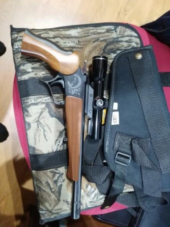 Se venda pistolas una tonos suucenter mono tiro con dos juegos de visores calibre 357 maximagnun y 357 30