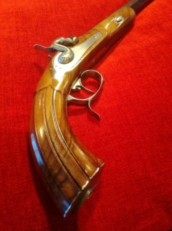 Vendo esta pistola fabricada por Pedersoli,no tiene practicamente uso,se la compré a un amigo que dejo 02