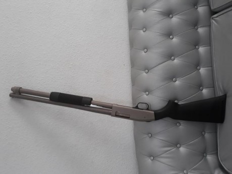 Pongo ala venta muy a mi pesar escopeta corredera mossberg 590 mariner es la de 9 tiros Made in USA 
se 10