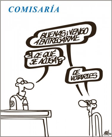 Hola,

Me acabo de enterar que ha muerto el genial "Forges", España es desde hoy intelectualmente 71
