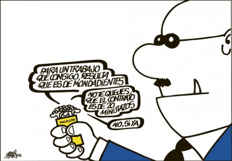 Hola,

Me acabo de enterar que ha muerto el genial "Forges", España es desde hoy intelectualmente 150