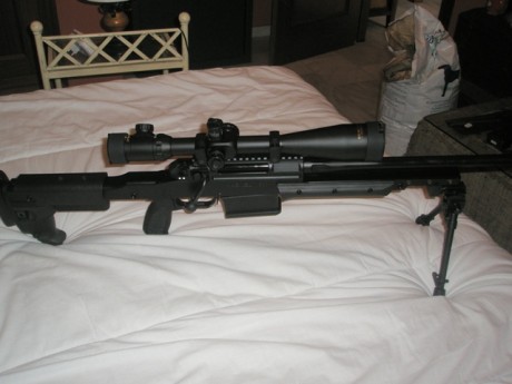 Que os parece el nuevo rifle que me acabo de comprar. En la primera tirada con municion comercial ha metido 20