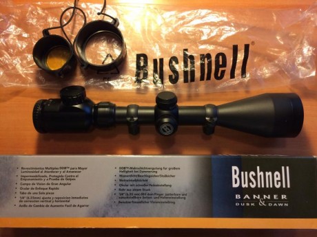 Tubo 1 pulgada. Usado muy poco. Vendo con anillas Leupold QR 26 mm. 

Nitidez y claridad estupendas.

Con 11