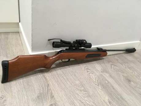 Vendo carabina 5,5 GAMO MAXIMA con Visor Vampir 3-9x40 con Linterna + Laser (VB5) con Funda de Trasporte. 02