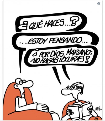 Hola,

Me acabo de enterar que ha muerto el genial "Forges", España es desde hoy intelectualmente 140