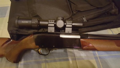 vendo rifle browning dualis en calibre 30.06 , con visor avistar de batida, con reticula iluminada , un 12