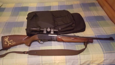 vendo rifle browning dualis en calibre 30.06 , con visor avistar de batida, con reticula iluminada , un 11