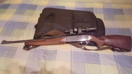 vendo rifle browning dualis en calibre 30.06 , con visor avistar de batida, con reticula iluminada , un 10