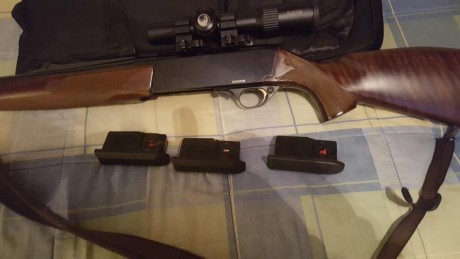vendo rifle browning dualis en calibre 30.06 , con visor avistar de batida, con reticula iluminada , un 30
