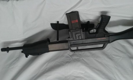Vendo escopeta FRANCHI SPAS 15 semiautomática i corredera a la vez. Buen estado y buen precio. C/12
Precio:350 00