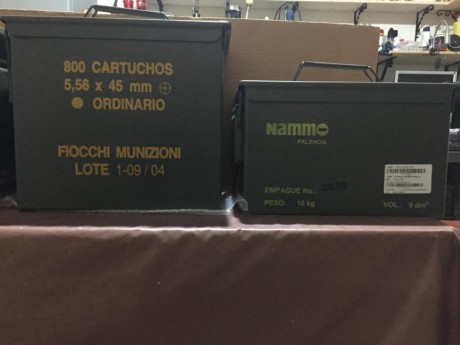 Hola a todos,
   Vendo cajas metálicas de munición 30x15x19. en buen estado, goma y cierre perfecto
  100