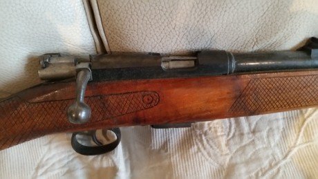 VENDO CARABINA DESTROYER CALIBRE 9L. ANTIGUA ARMA DEL SERVICIO DE VIGILANCIA Y GUARDERÍA, PARA GUIAR CON 10