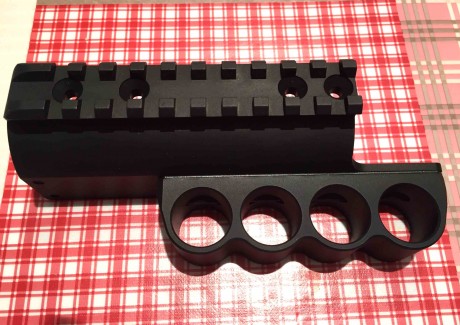 Nuevo a estrenar. Soporte Mesa Tactical para visor y cartuchos calibre 12. Escopeta Benelli M2 y M4/1014. 00