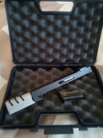 vendo pistola WALTHER EXPERT con los dos carros del 22 y 32 de finales del 2013.la cacha tiene un suplemento 01