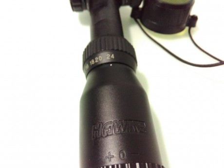Vendo visor hawke 6-24x40 con paralelaje frontal y reticula iluminada por 65 eurs mas  gastos de envio 00