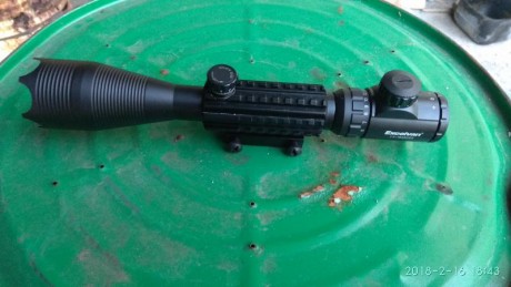 Hola Lote de accesorios.
- dos monturas monopiezas de 30mm. 15€ cada una.
- dos anillas de 25mm con cogida 40