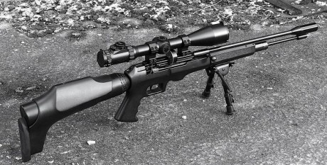   VENDIDA   CARABINA PCP FX REVOLUTION
Disparar 12 tiros en 3 seg. Sistema semi-automático. Palanca de 30