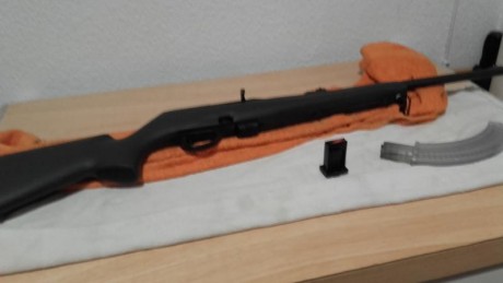 Hola al foro.Vendo carabina remington 597 en buen estado.Para hacer sitio en la licencia.195$ incluidos 00