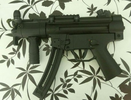 Por tener un nuevo proyecto en mente se vende la pistola GSG 5 modelo PK, copia del HK Mp5 K fabricada 10