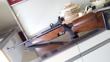 Vendo este ejemplar de mi colección y uso personal, el pavonado esta perfecto, la madera rozando la perfección, 02