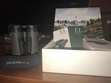 Buenas, se venden prismáticos SWAROVSKI EL RANGE 8x42, en perfectas condiciones solo se han utilizado 01