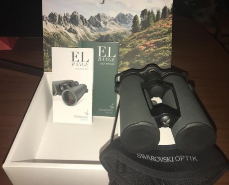Buenas, se venden prismáticos SWAROVSKI EL RANGE 8x42, en perfectas condiciones solo se han utilizado 00