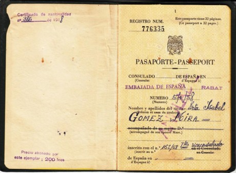  EN RECUERDO Y HOMENAJE A LOS QUE YA NO ESTÁN. 

Si pones en  GOOGLE   PASAPORTES EN LA MEMORIA  da igual 00