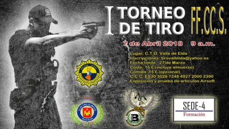 Seguidamente traslado informacion de interes.el proximo dia 7 de Abril el club de tiro VALLE ELDA ( ALICANTE) 01