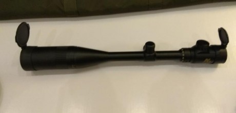 Retícula iluminada, paralaje frontal y torretas con ajuste de 1/8 moa.
55€ ENVÍO INCLUIDO A PENÍNSULA!!! 01