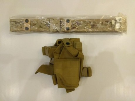 Conjunto de pistolera universal y cinto. Ambos productos son nuevos y son de buena calidad.
25€
Privado 02