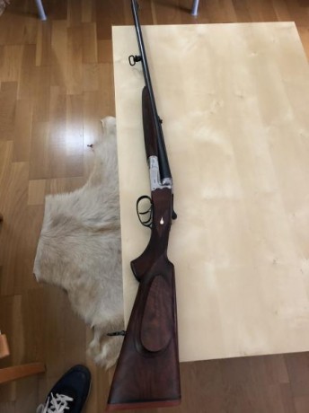 Vendo expres yuxtapuesto Zanardini 9,3 x74 impecable.
2.500 mas portes. negociable. el rifle :angel^: 02