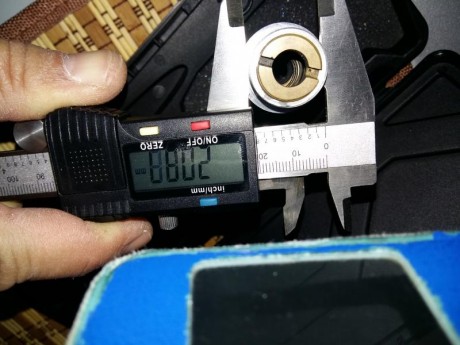 Alguien me puede decir que tipo de rosca es esta? Se trata de un adaptador de un moderador Unique. 00