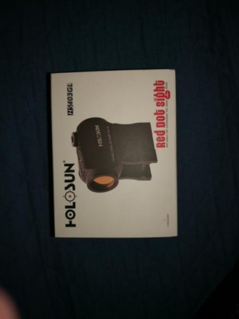 Se vende visor Holosun 403 Gl. Tiene dos monterias, estado nuevo.190€ Precio no negociable. Envio incluido. 02